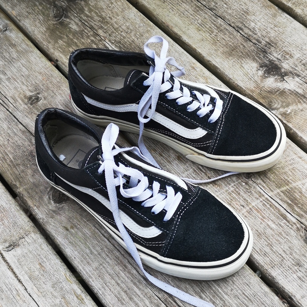 Vans suede leather and canvas sneakers